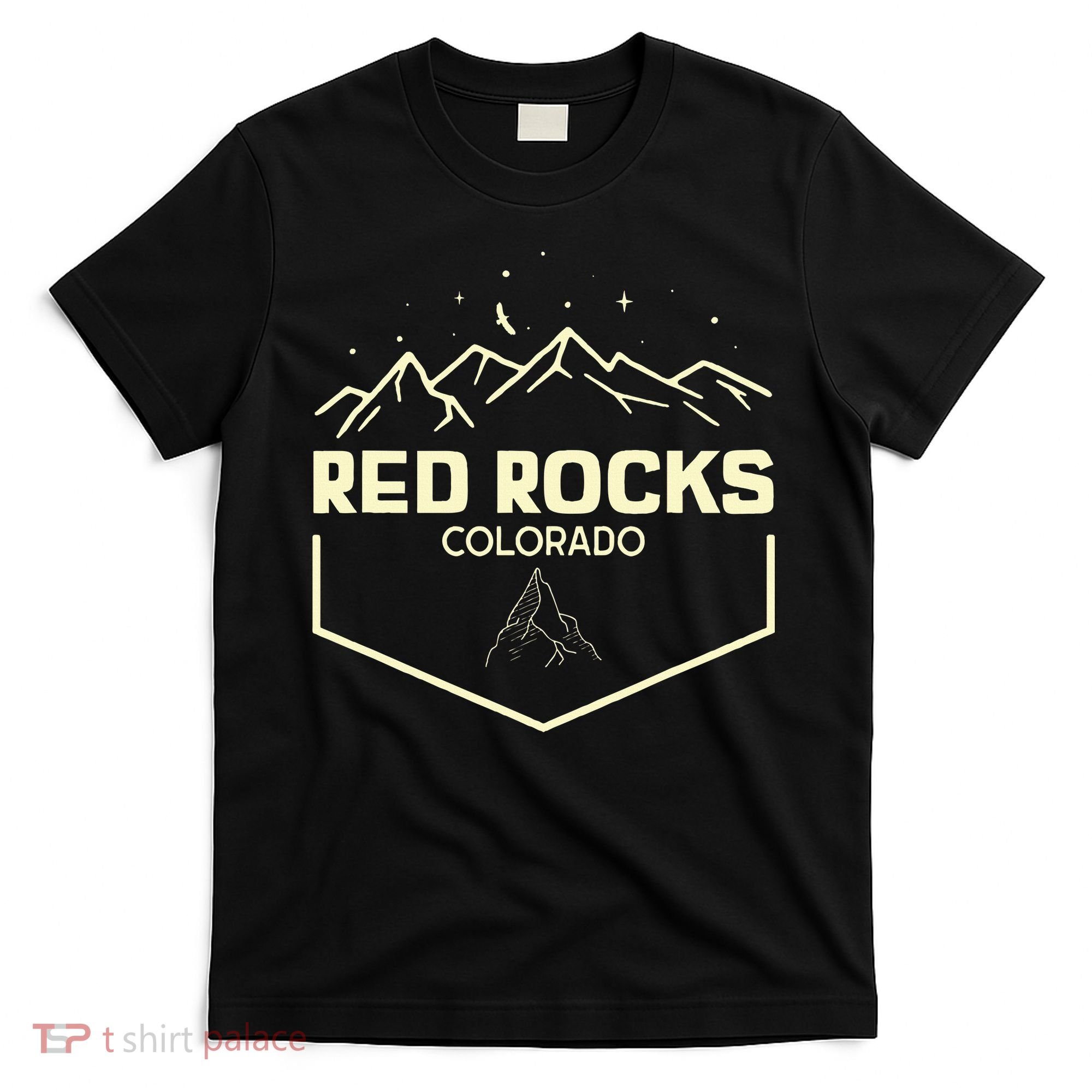 Red Rocks Colorado Epic Moonlight T-Shirt