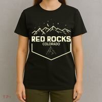 Red Rocks Colorado Epic Moonlight T-Shirt thumb 4