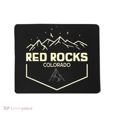 Red Rocks Colorado Epic Moonlight Mousepad