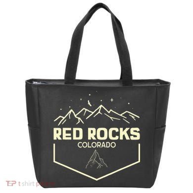 Red Rocks Colorado Epic Moonlight Tote Bag