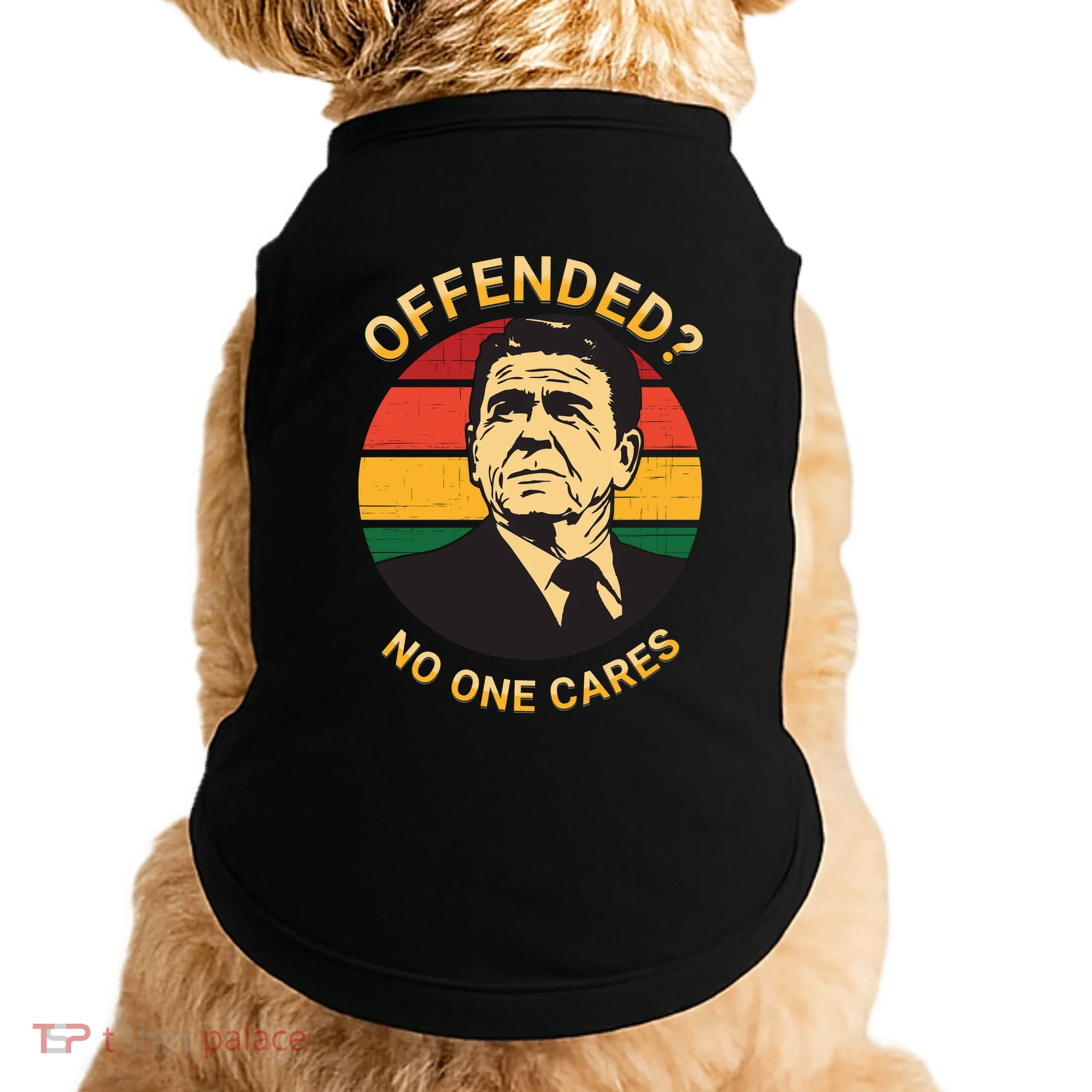 Ronald Reagan Conservative Politically Incorrect Doggie Tank