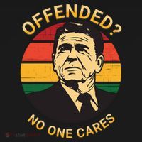 Ronald Reagan Conservative Politically Incorrect USA-Made Doggie Bandana thumb 2