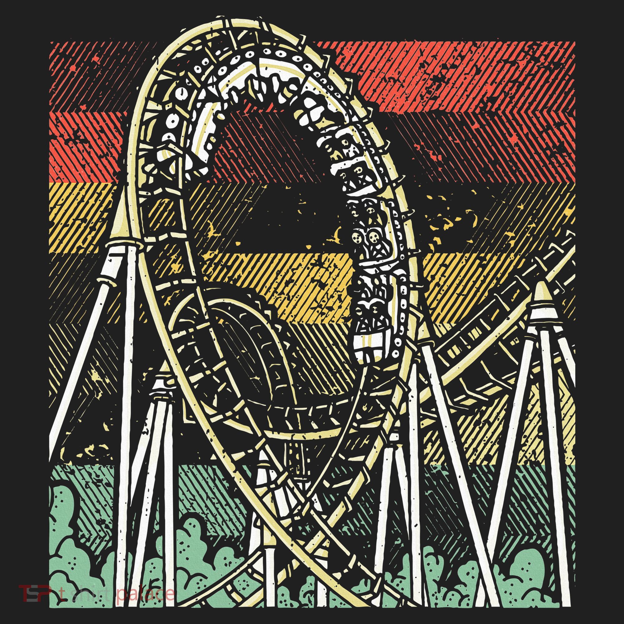 Retro Roller Coaster Women's Sweatshirt