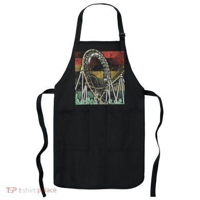 Retro Roller Coaster Apron
