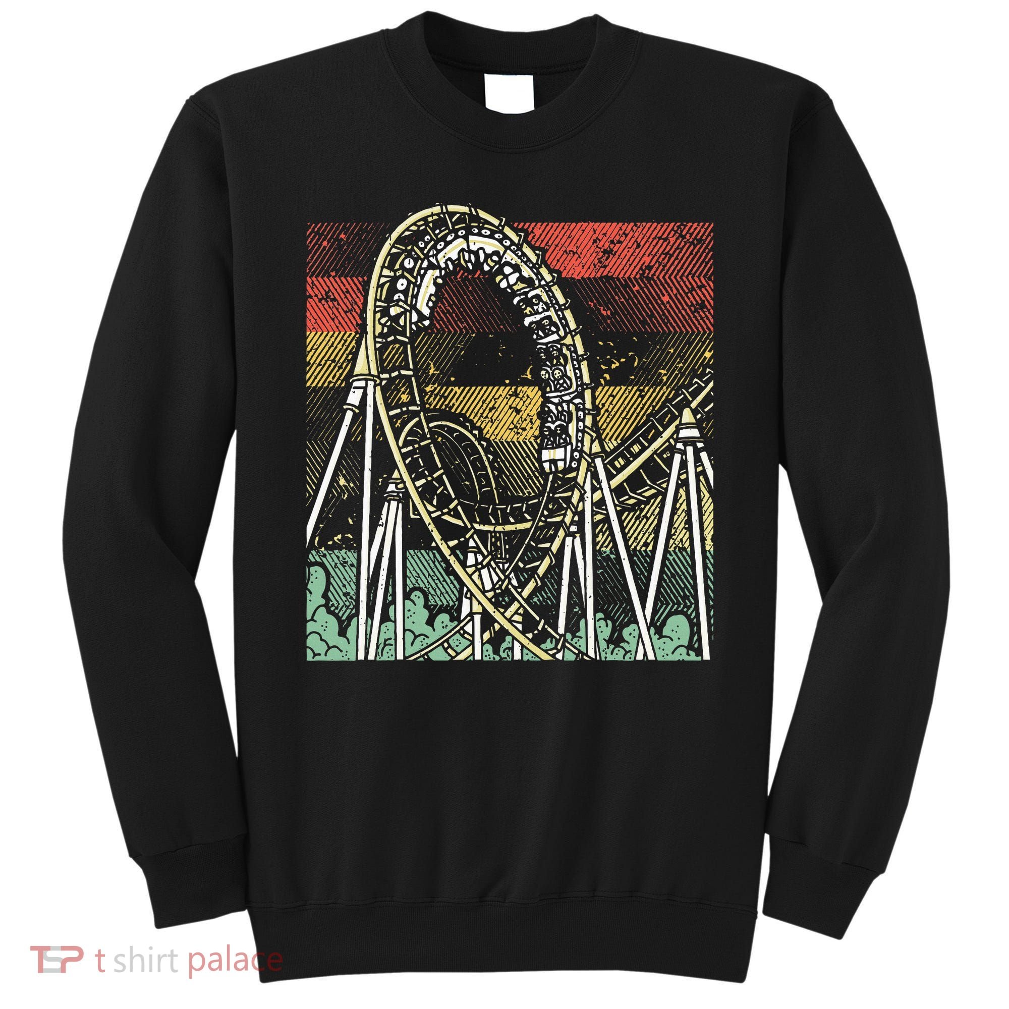 Retro Roller Coaster Sweatshirt