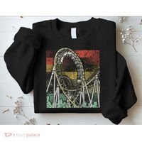 Retro Roller Coaster Sweatshirt thumb 2