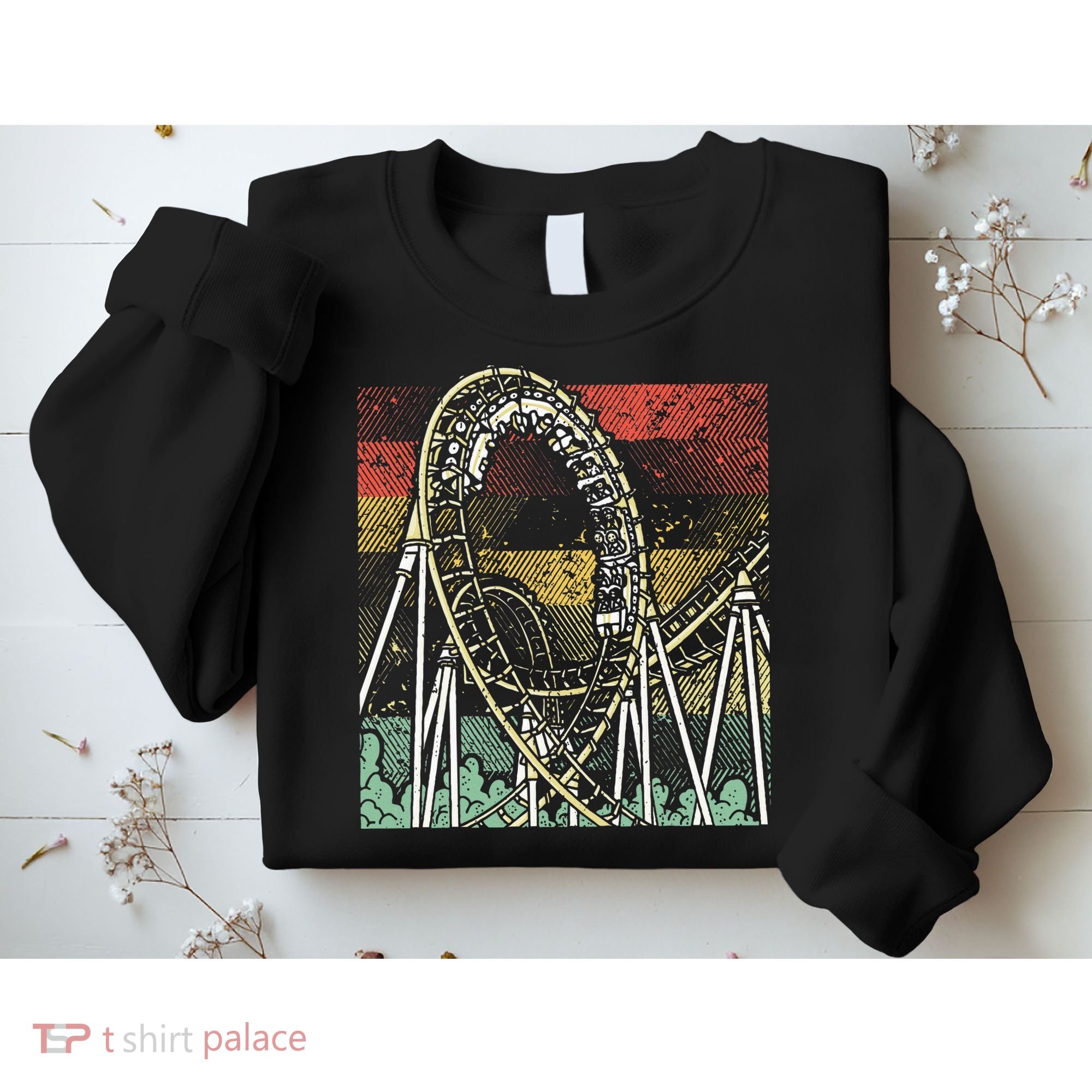 Retro Roller Coaster Sweatshirt