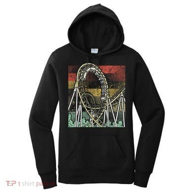 Retro Roller Coaster Women's Hoodie