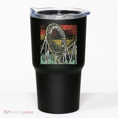 Retro Roller Coaster Tumbler