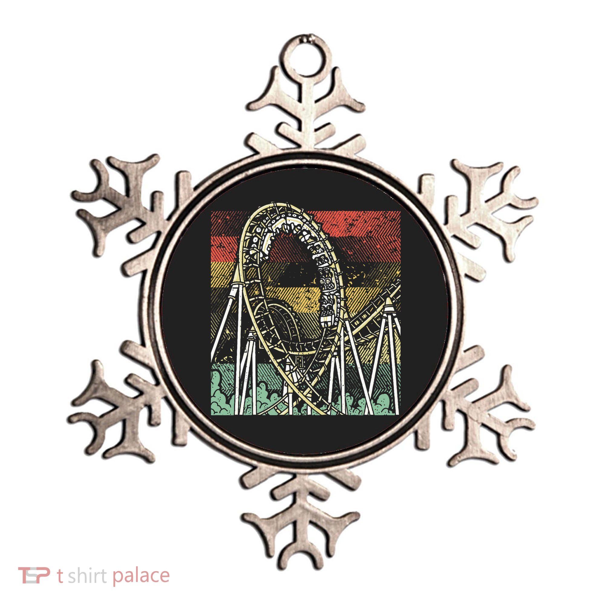 Retro Roller Coaster Ornament