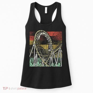 Retro Roller Coaster Women's Tank Top