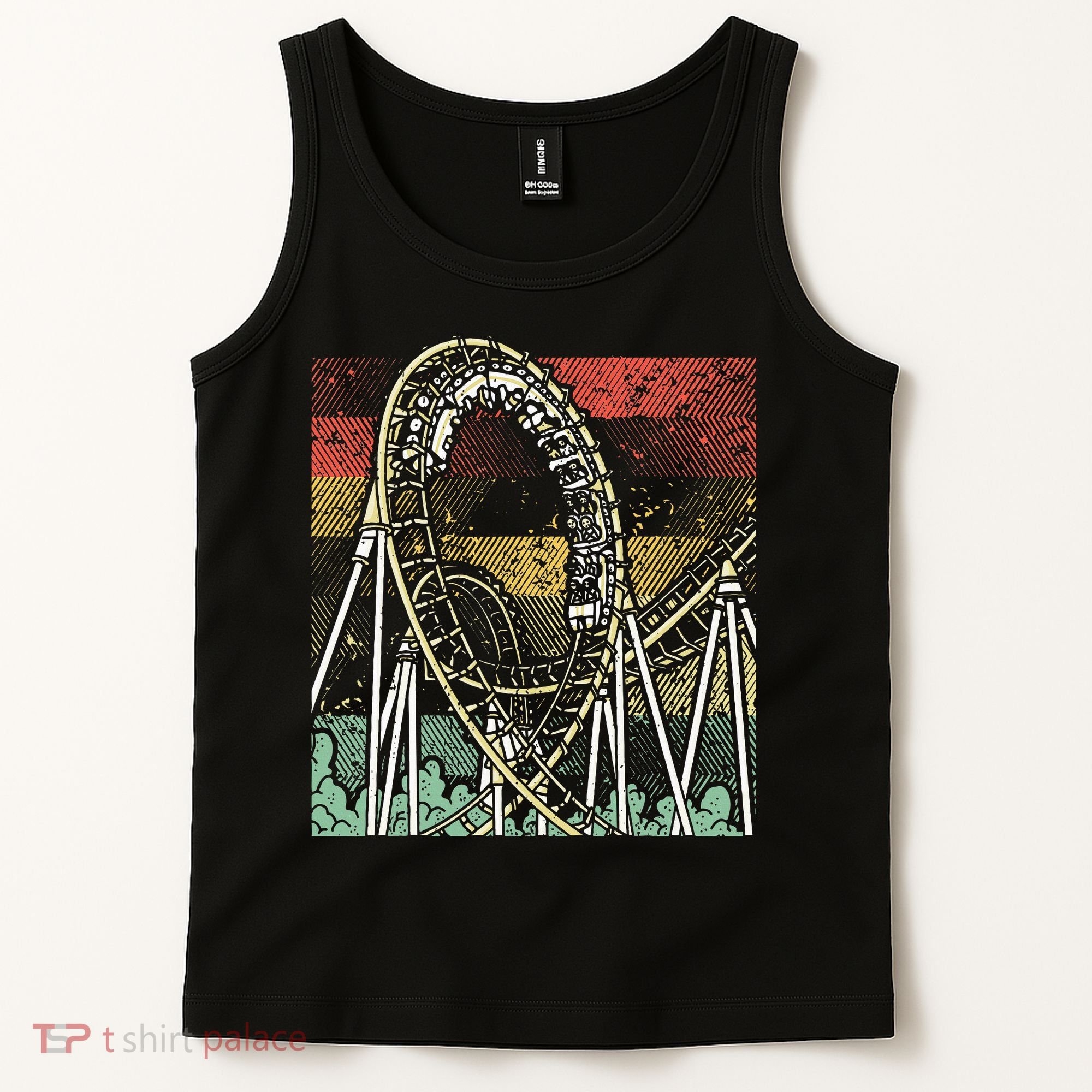 Retro Roller Coaster Tank Top