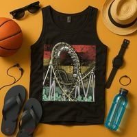 Retro Roller Coaster Tank Top thumb 4