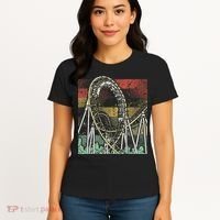 Retro Roller Coaster Women's T-Shirt thumb 4