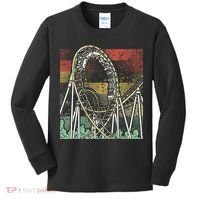Retro Roller Coaster Kids Long Sleeve Shirt thumb 0