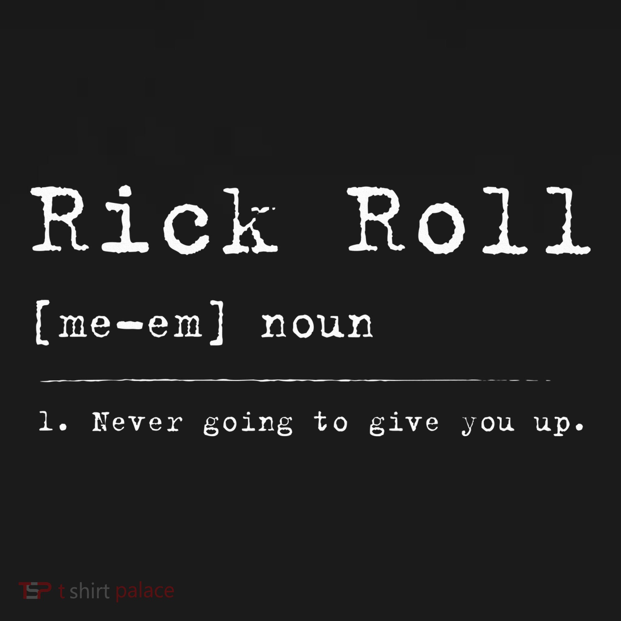 Rick Roll Definition Meme Bucket Hat