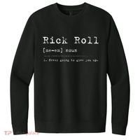 Rick Roll Definition Meme V.I.T. Fleece Crew Sweatshirt thumb 0