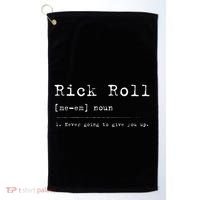 Rick Roll Definition Meme Golf Towel thumb 0