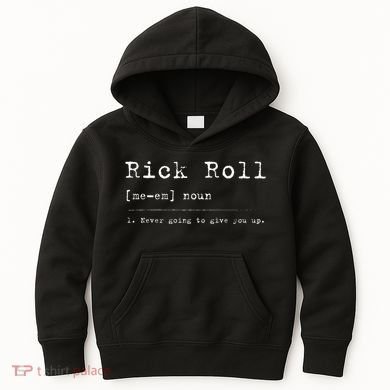 Rick Roll Definition Meme Kids Hoodie