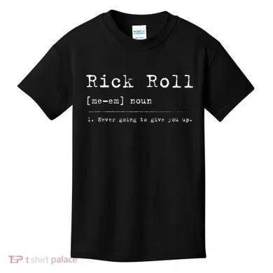 Rick Roll Definition Meme Kids T-Shirt