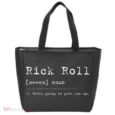 Rick Roll Definition Meme Tote Bag