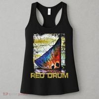 Redfish Red Drum Salty Dad Saltwater Fishing Ocean Fish Women's Tank Top thumb 3