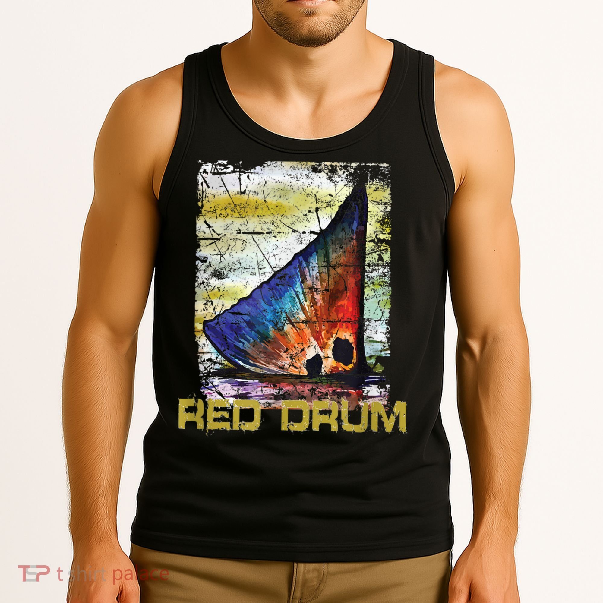 Redfish Red Drum Salty Dad Saltwater Fishing Ocean Fish Tank Top