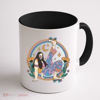 Retro Roller Disco Girl Coffee Mug thumb 1