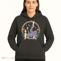 Retro Roller Disco Girl Hoodie thumb 5