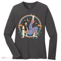 Retro Roller Disco Girl Women's Long Sleeve Shirt thumb 0