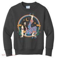 Retro Roller Disco Girl Kids Sweatshirt thumb 0