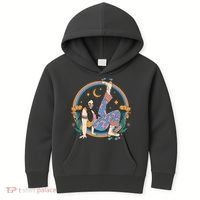 Retro Roller Disco Girl Kids Hoodie thumb 0