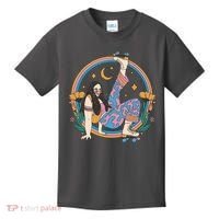 Retro Roller Disco Girl Kids T-Shirt thumb 0