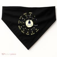 Retro Rotary Dial USA-Made Doggie Bandana thumb 0