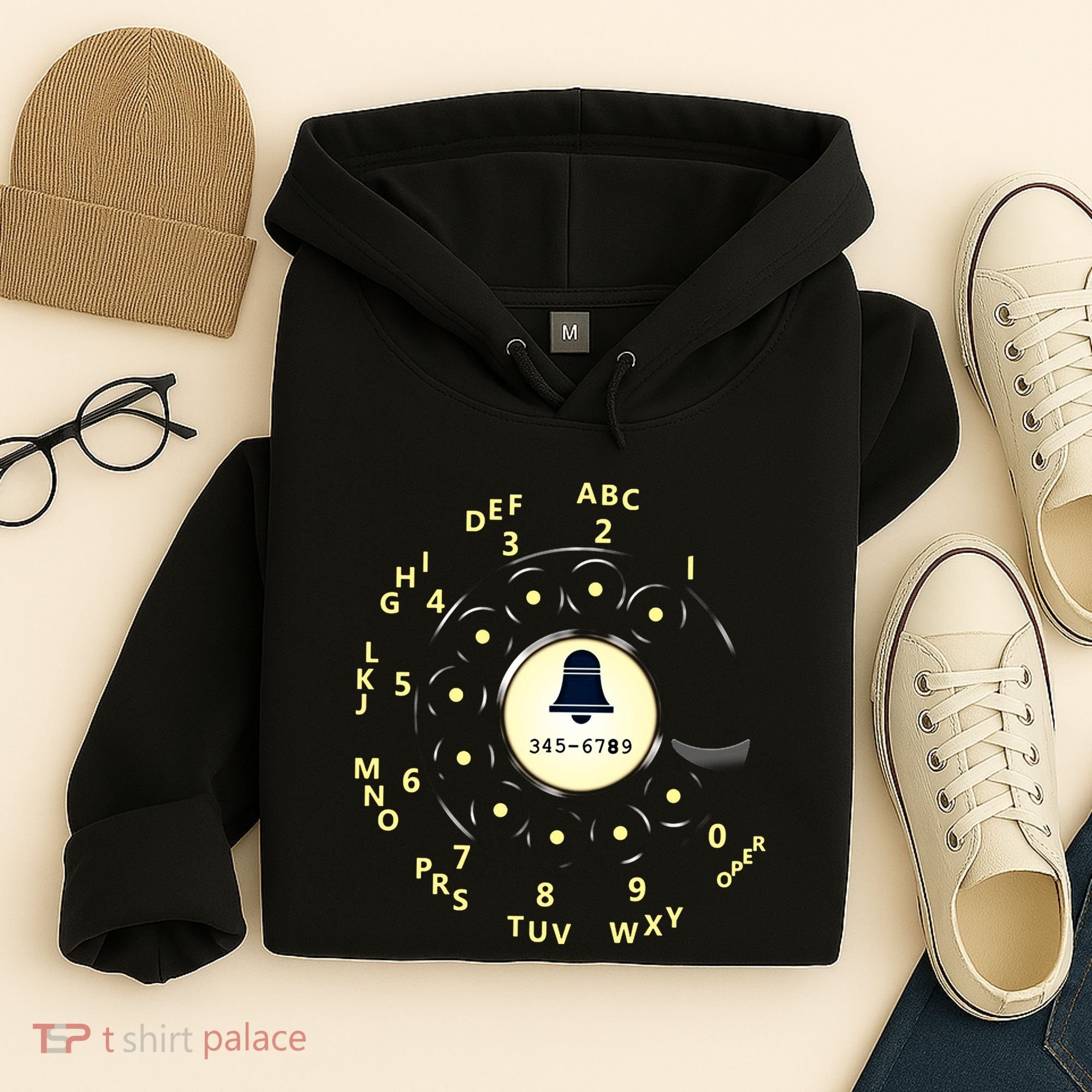 Retro Rotary Dial Hoodie