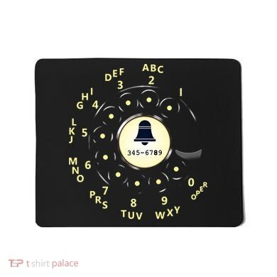 Retro Rotary Dial Mousepad