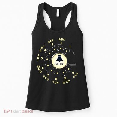 Retro Rotary Dial Women's Tank Top