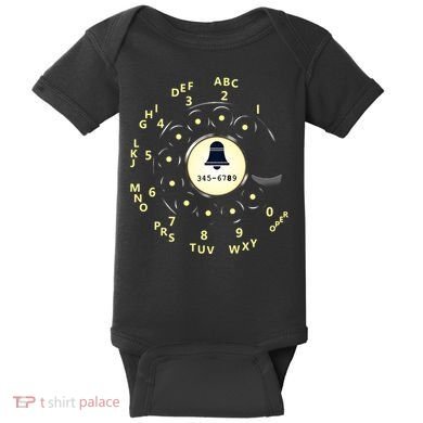 Retro Rotary Dial Baby Bodysuit