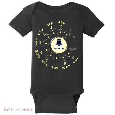 Retro Rotary Dial Baby Bodysuit