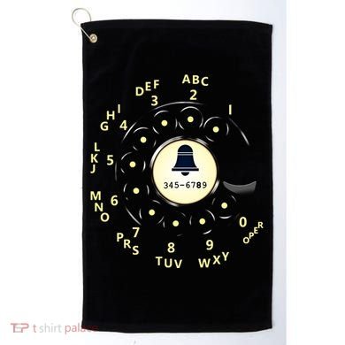 Retro Rotary Dial Golf Towel