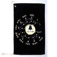 Retro Rotary Dial Golf Towel thumb 0