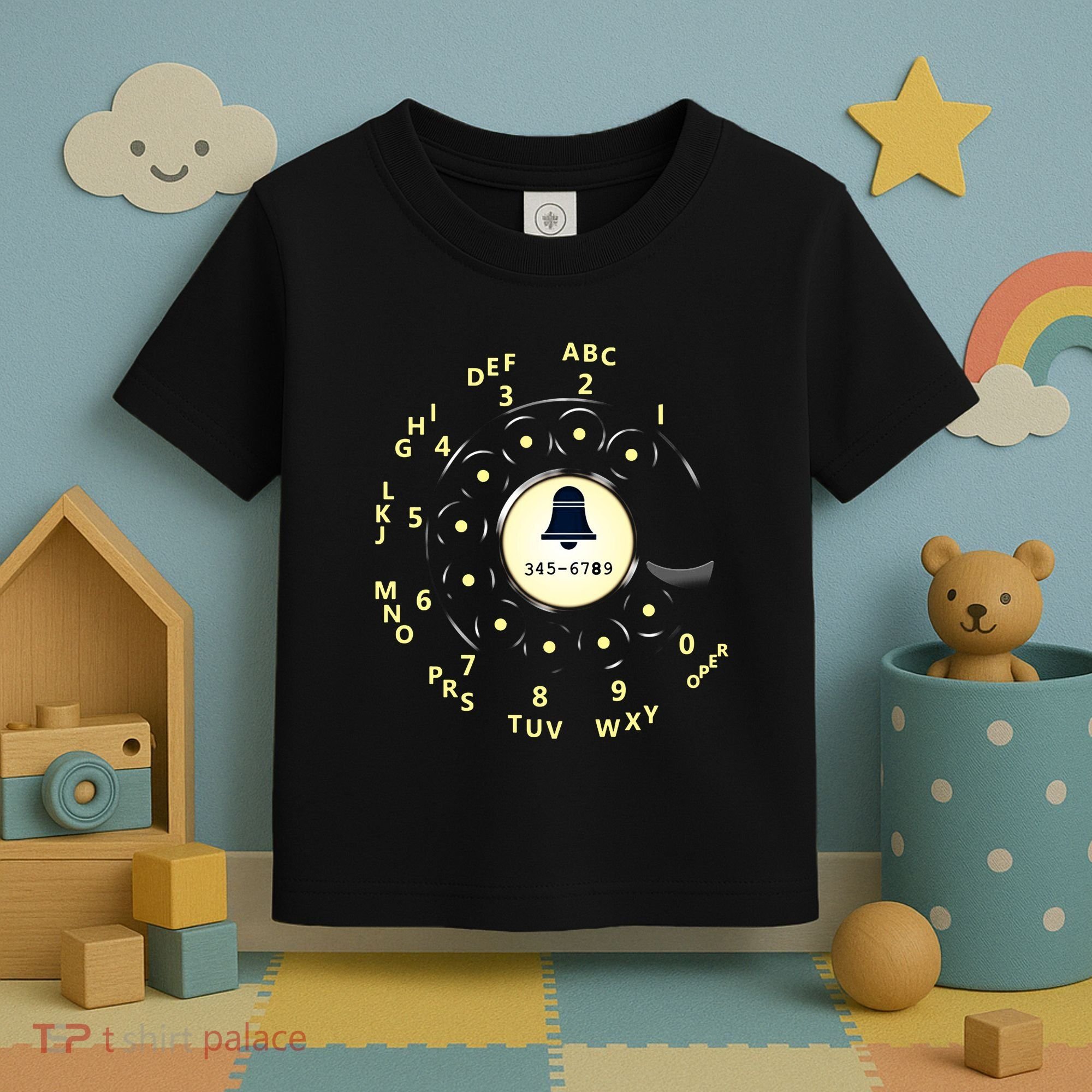 Retro Rotary Dial Toddler T-Shirt