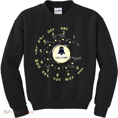 Retro Rotary Dial Kids Sweatshirt