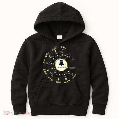 Retro Rotary Dial Kids Hoodie