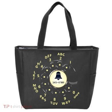 Retro Rotary Dial Tote Bag