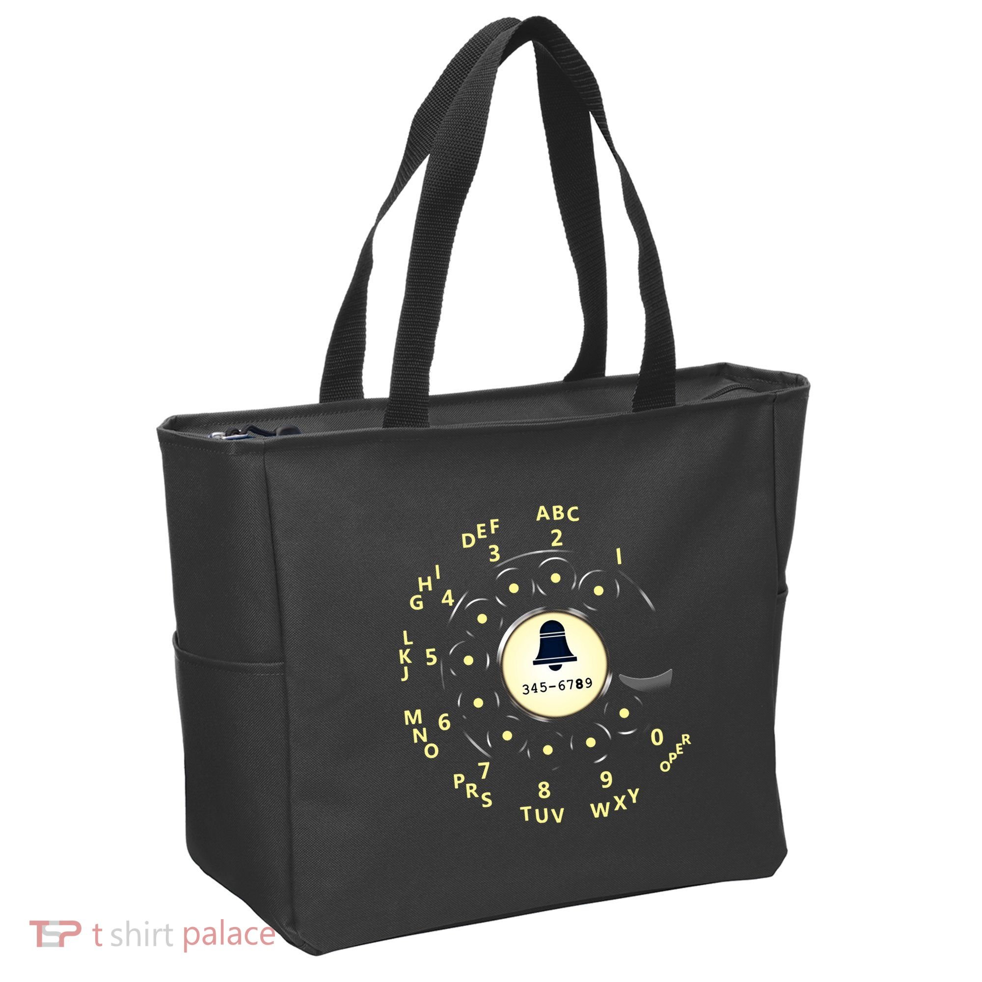 Retro Rotary Dial Tote Bag