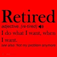 Retirement Retired Definition Funny I Do What I Want When I Want Santa Hat thumb 1