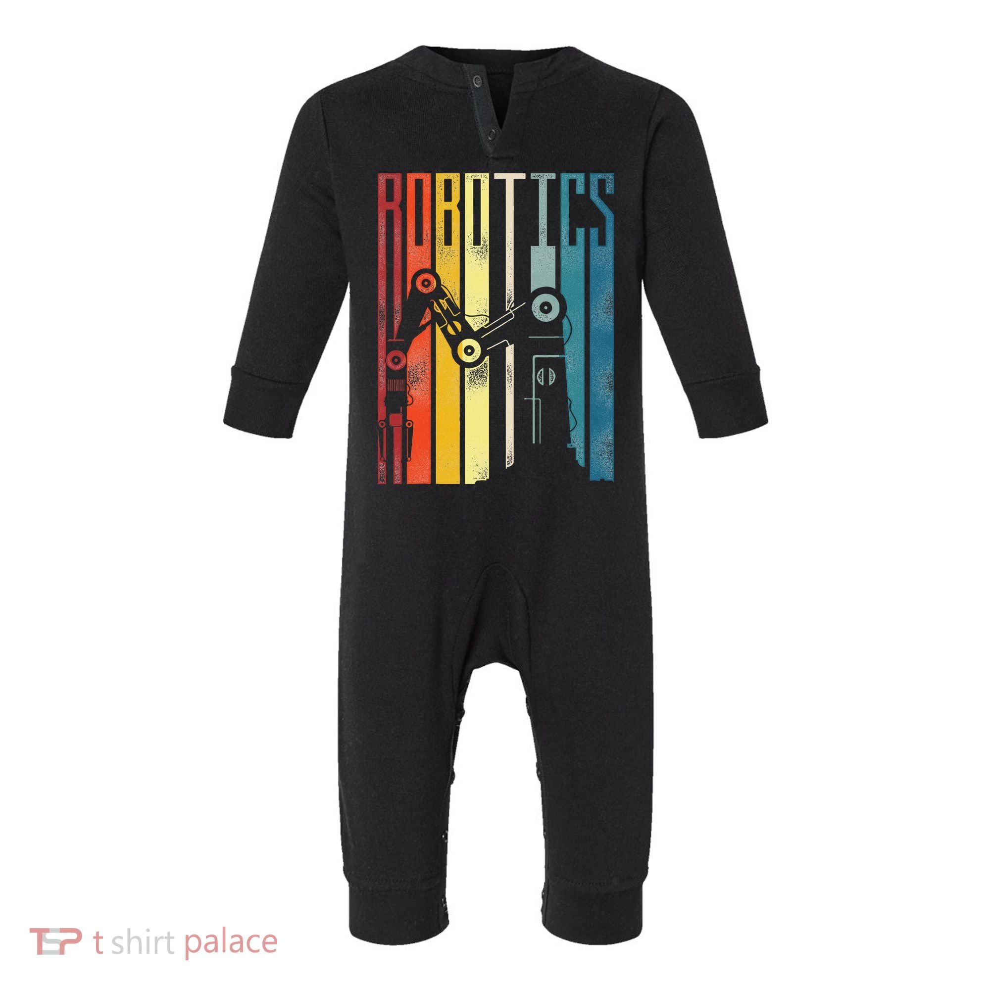 Robot Robotics Engineer Retro Robotics Infant Fleece One Piece
