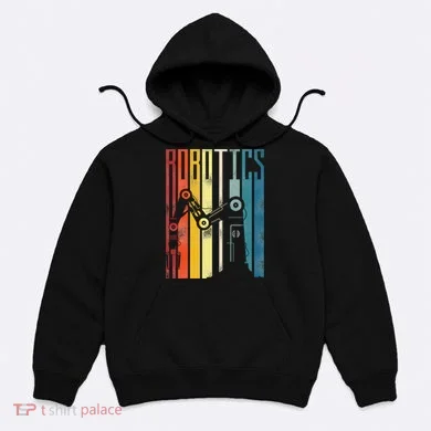 Robot Robotics Engineer Retro Robotics Hoodie