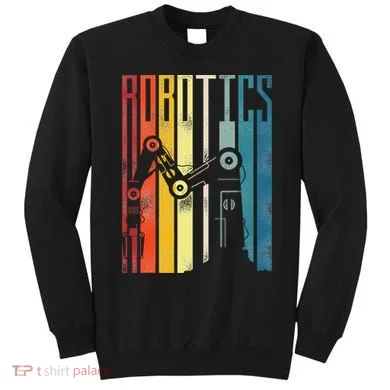Robot Robotics Engineer Retro Robotics Sweatshirt